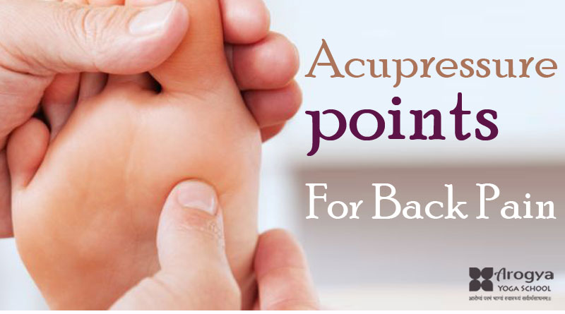 Acupressure points For Back Pain