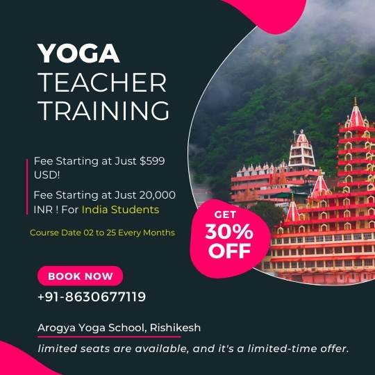 Yoga Teacher Training DIscount for Indian Students