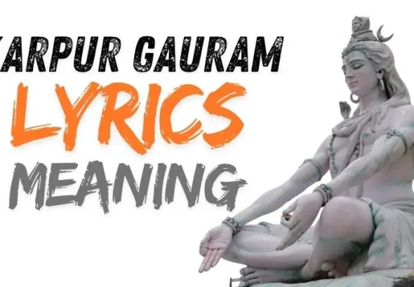 karpur gauram karunavtaram lyrics