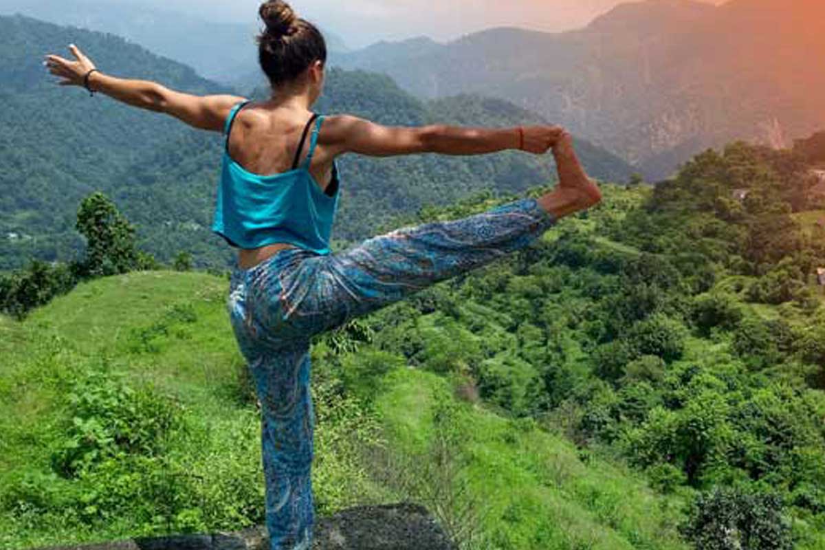 Yoga in himalayas